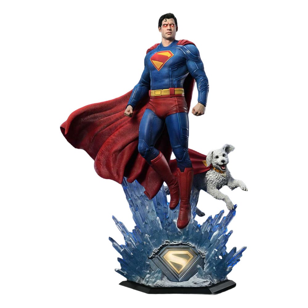 Superman (2025) Real Elite Masterline Series Szobor 1/3 Superman  Krypto Bonus Verzió 95 cm