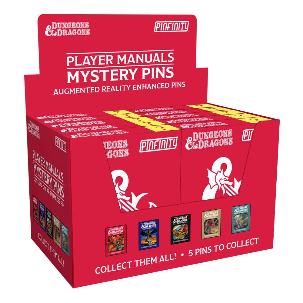 Dungeons & Dragons Pins Blind Doboz Mystery Mystery Player Manuel Pins Válogatás (10)