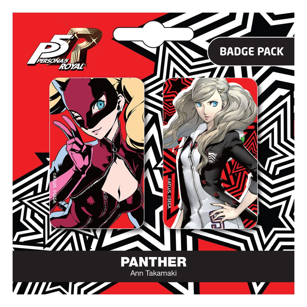 Persona 5 Royal Kitűző Badges 2-Csomag Csomag B