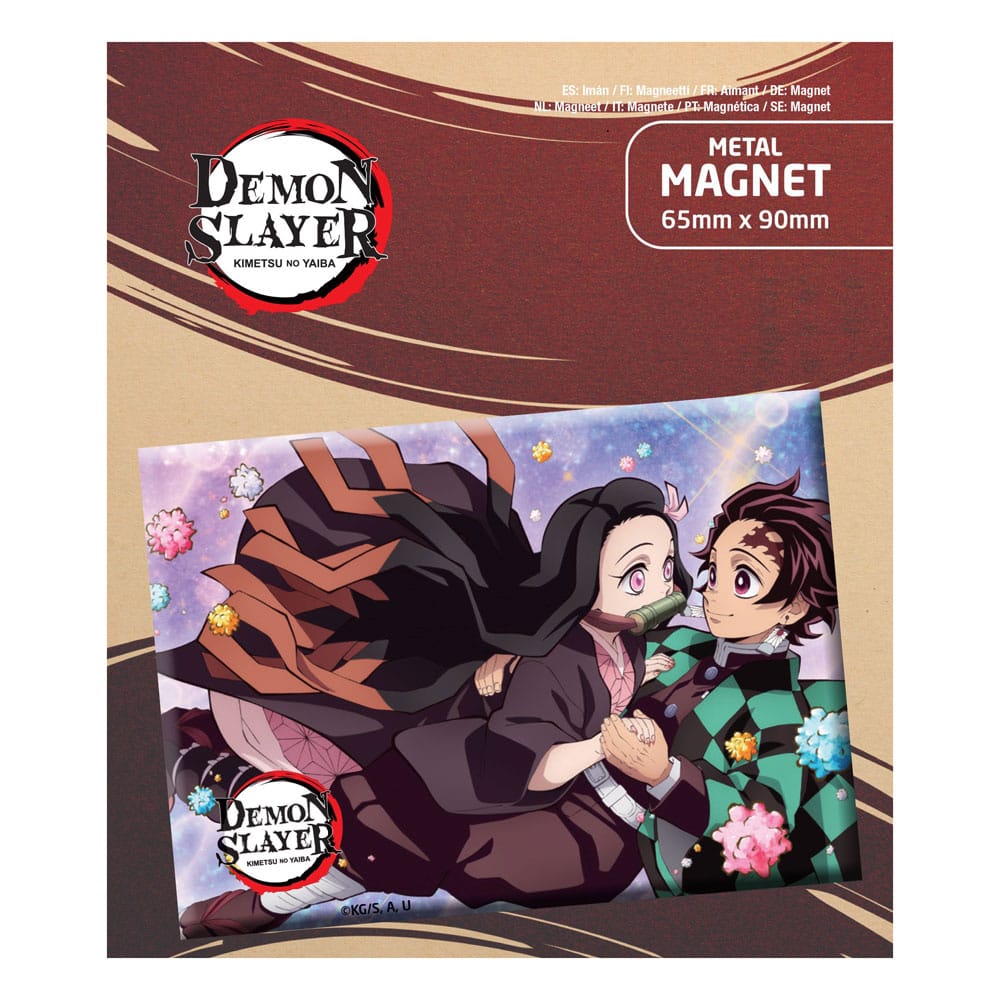Demon Slayer: Kimetsu no Yaiba Fridge Mágnes Tanjiro & Nezuko
