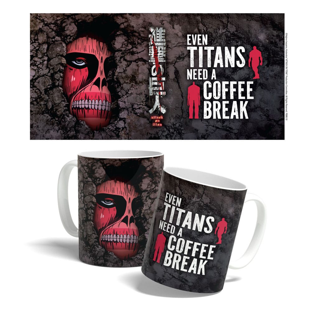 Attack on Titan Bögre Titan Coffee Break Time 325 ml