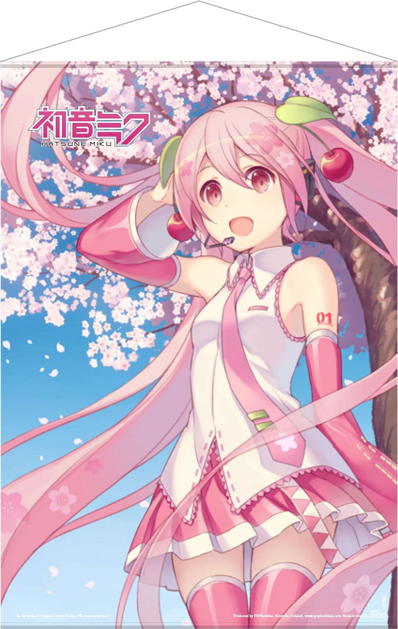 Hatsune Miku Plakát Cherry Blossom 50 x 70 cm