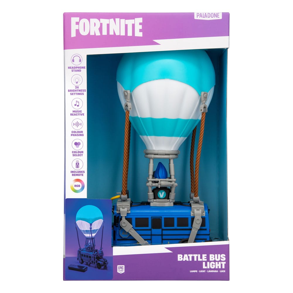 Fortnite Dioráma Lámpa Battle Bus
