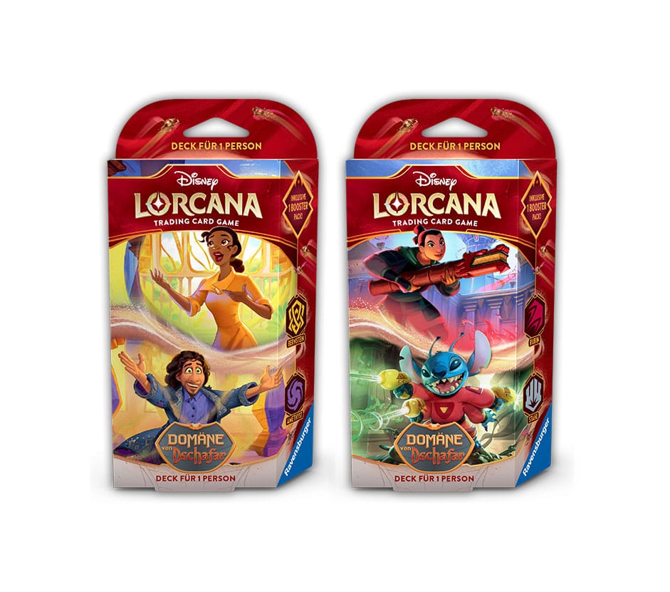 Disney Lorcana TCG Domäne von Dschafar Starter Decks Készlet (8) *Német Nyelvű Kiadás*