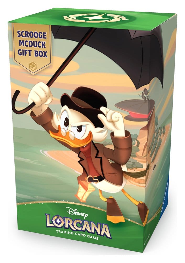 Disney Lorcana TCG Scrooge McDuck Ajándék Doboz *Angol Nyelvű Kiadás*