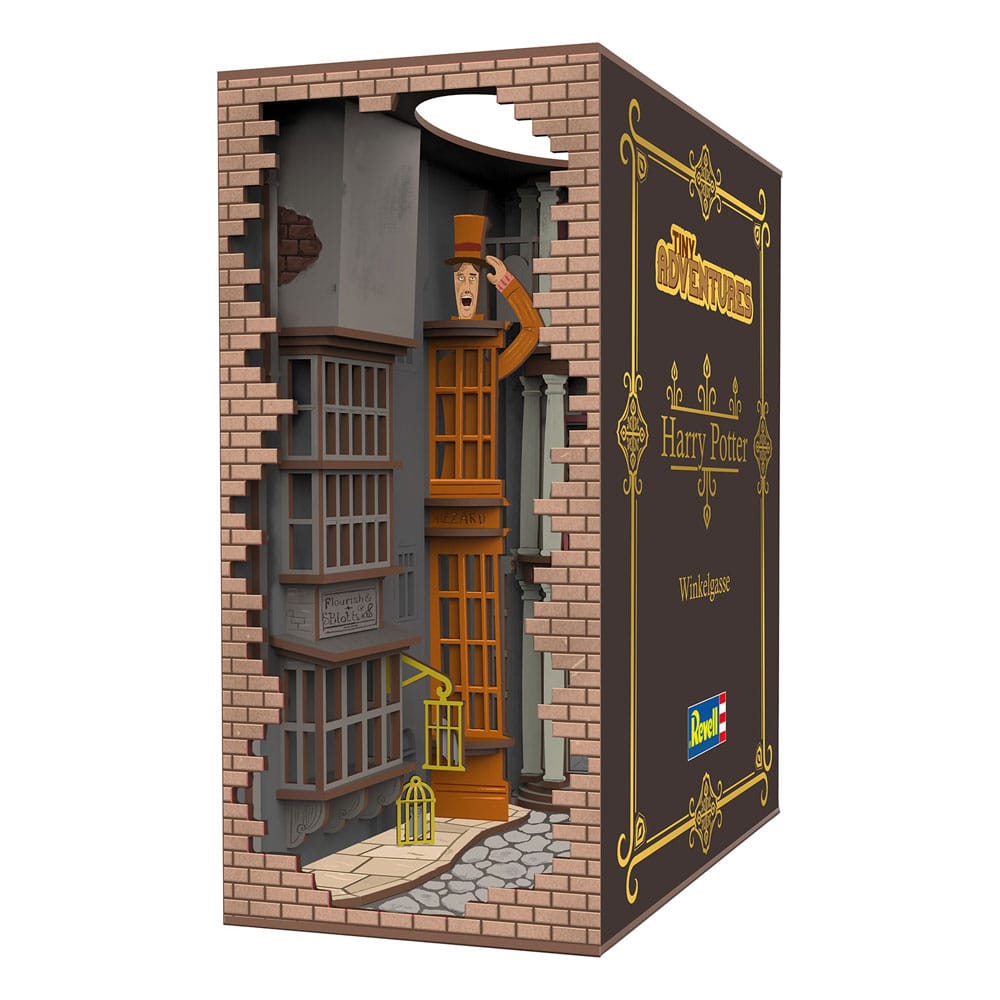 Harry Potter Tiny Adventures Könyv Nook Mini Dioráma Diagon Alley 23 cm