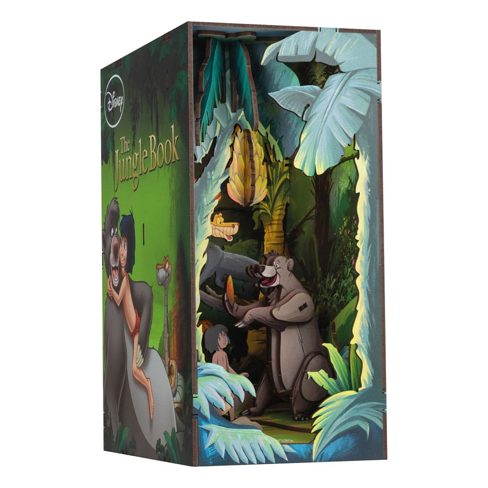 Disney Tiny Adventures Könyv Nook Mini Dioráma The Jungle Könyv 23 cm