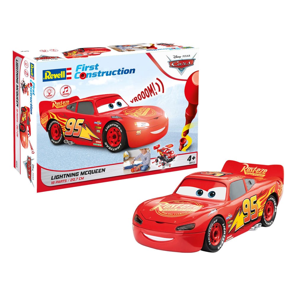 Cars First Construction Csomag Lightning McQueen 21 cm