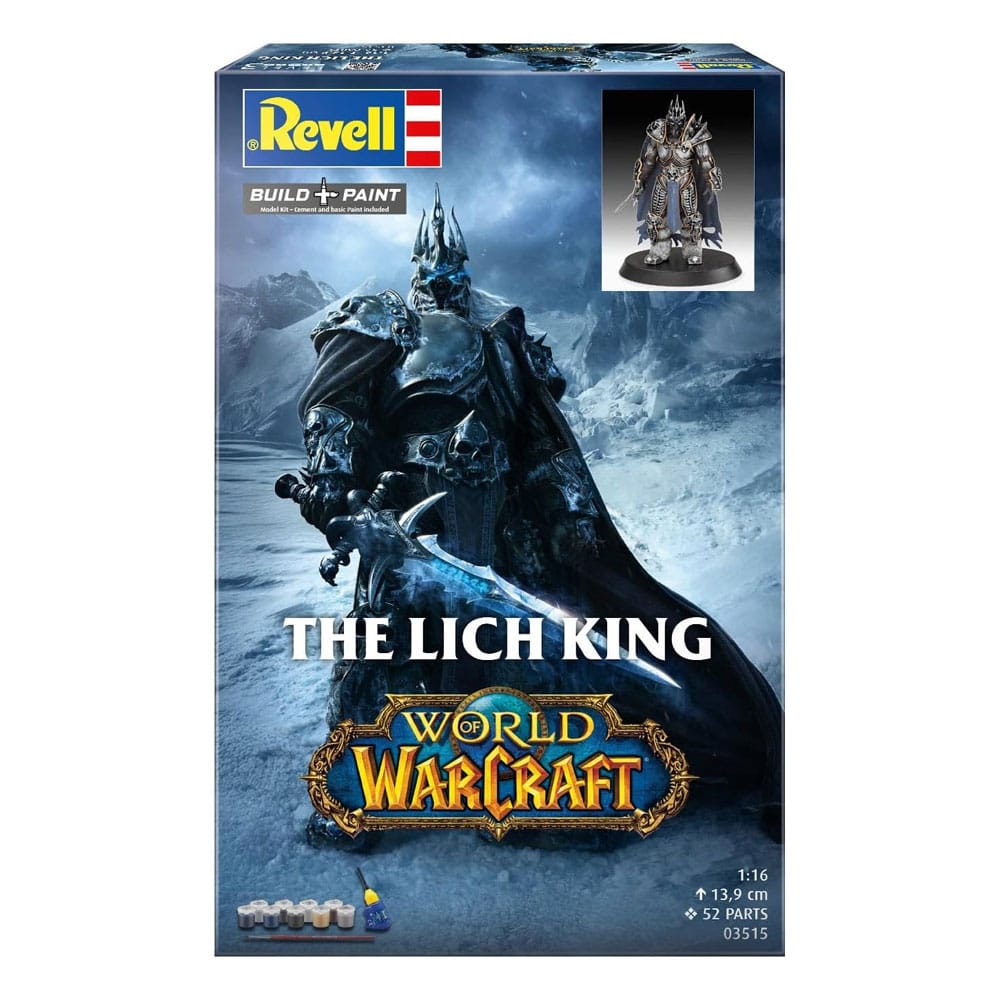 World of Warcraft Modellkészlet Ajándék Csomag 1/16 The Lich King 13 cm