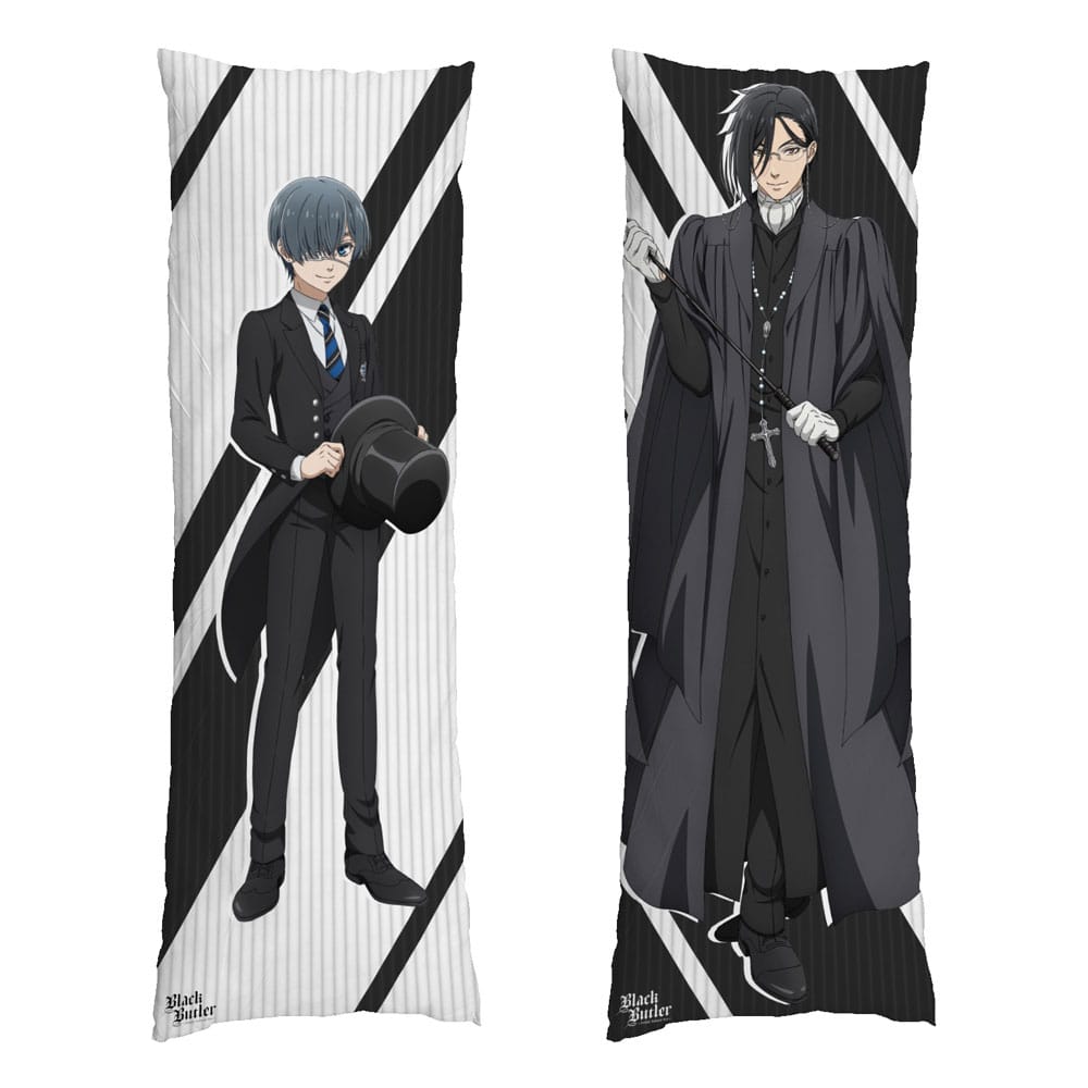 Black Butler Dakimakura Párna Case Sebastian & Ciel 150 x 50 cm