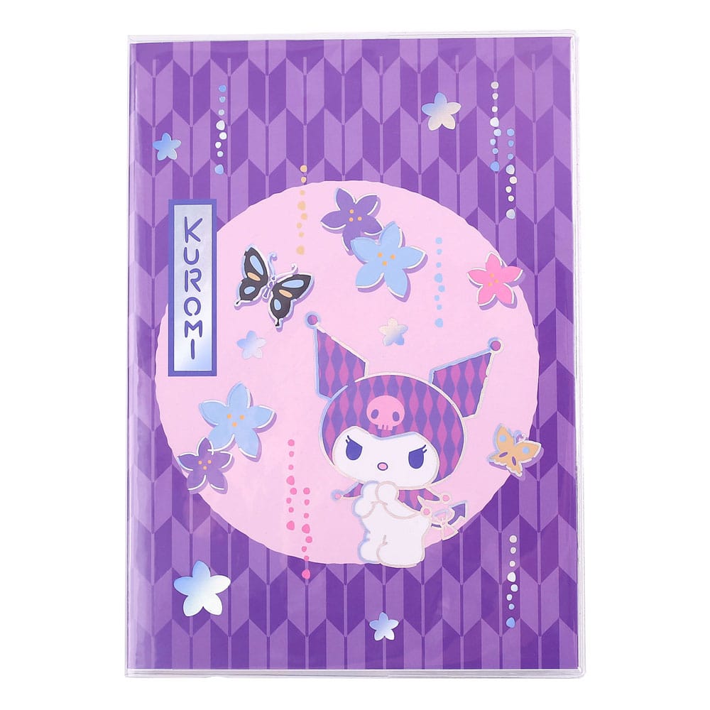 Sanrio Jegyzetfüzet Kuromi Japanese Holographic Checkered
