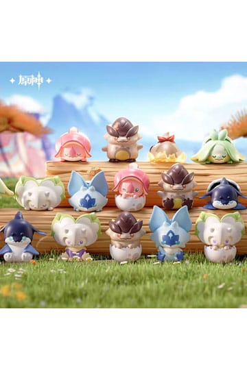 Genshin Impact Natlan Saurian Series Mini Figurák 4 cm Blind Doboz Készlet (20)