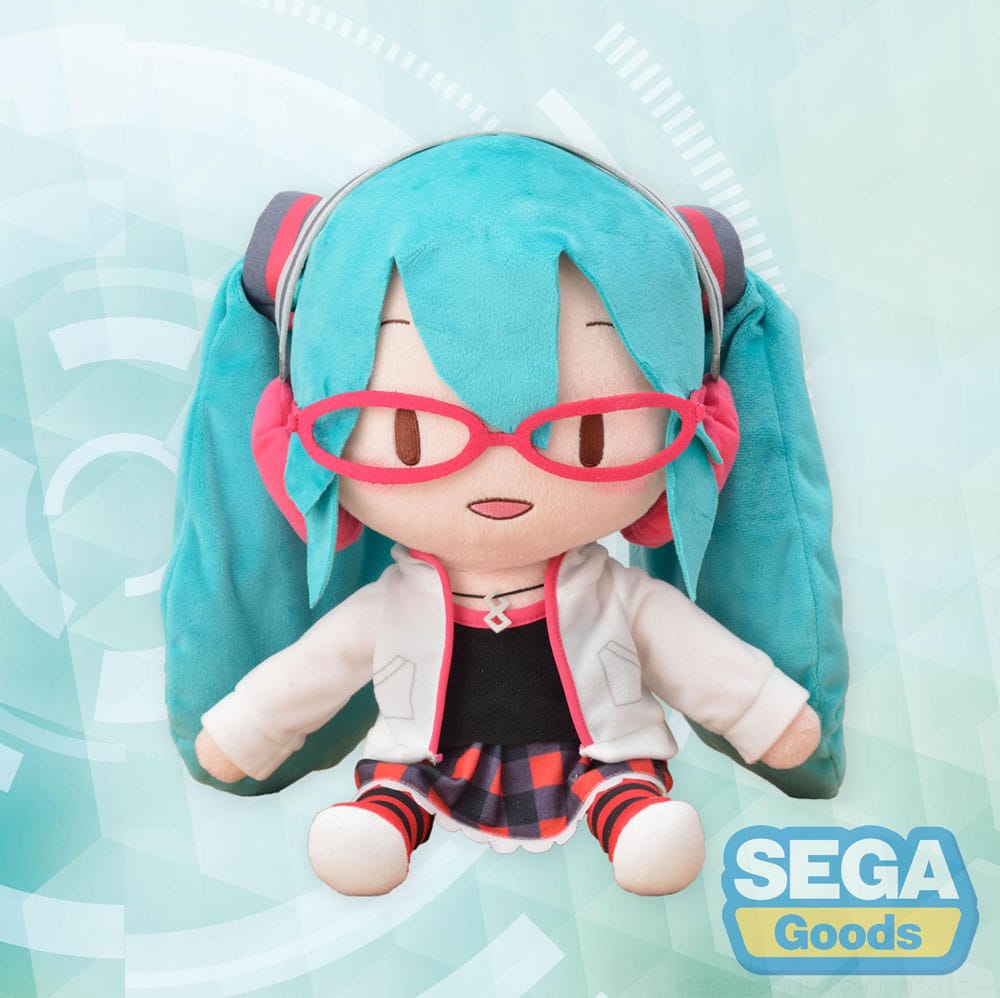 Hatsune Miku Project Diva Arcade Future Tone Fuwa Petit Plüss Figura Hatsune Miku Natural LL 30 cm