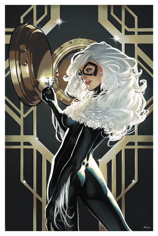 The Amazing Spider-Man Art Print Cosmic Black Cat 61 x 41 cm – Keret Nélkül