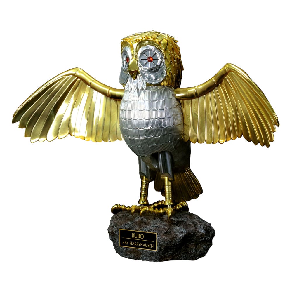 Clash of the Titans Szobor Ray Harryhausens Bubo Arany Patina Kiadás Normal Ver. 34 cm