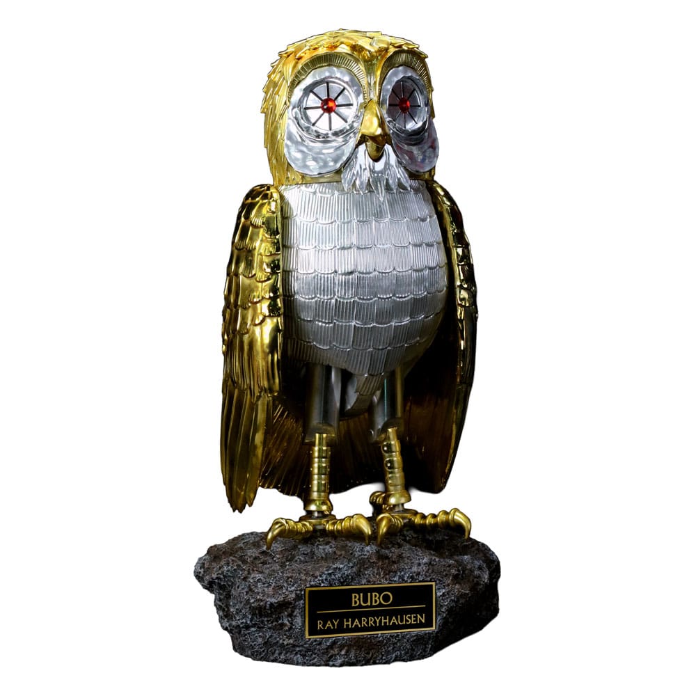 Clash of the Titans Szobor Ray Harryhausens Bubo Arany Patina Kiadás Deluxe Ver. 34 cm