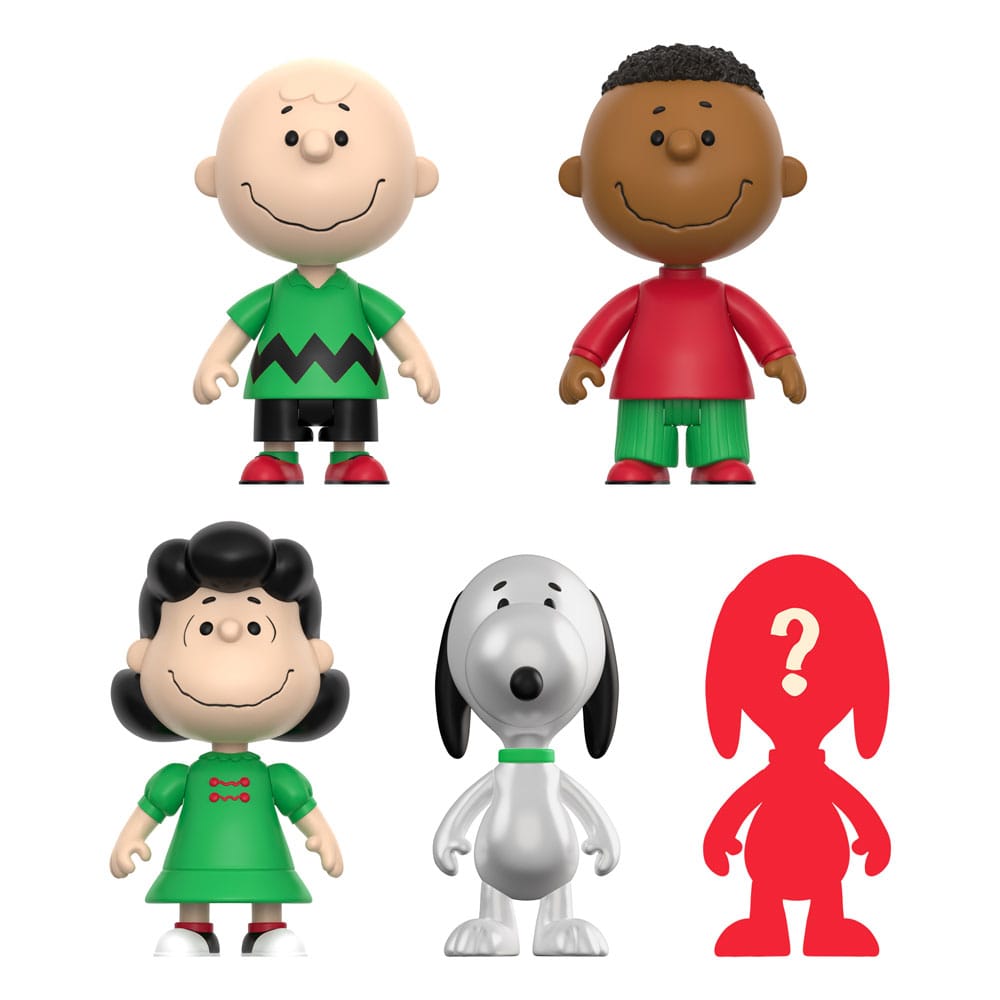 Peanuts ReAction Akció Figurák 10 cm Wave 08 Holiday Blind Doboz Készlet (12)