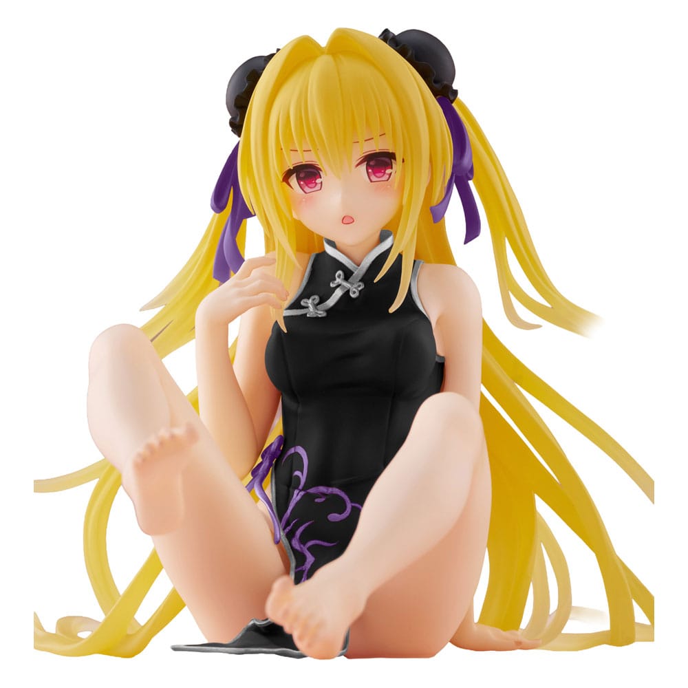 To Love-Ru Darkness PVC Szobor Desktop Cute Figura Golden Darkness  (China Dress Ver.) Renewal 13 cm