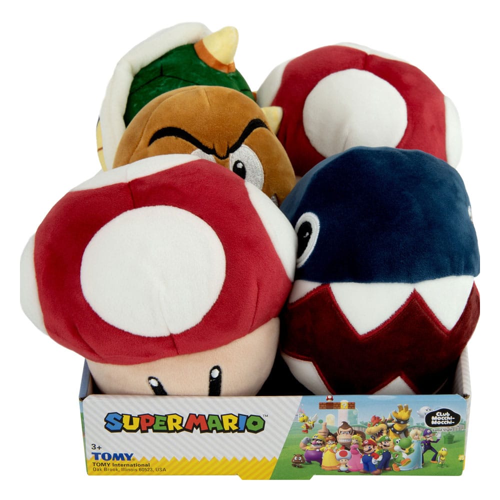 Super Mario Mocchi-Mocchi Junior Plüss Figurák Wave 11 15 cm Válogatás (5)