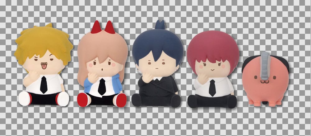 Chainsaw Man Twinchees Mini Figurák Chubby Chubby 5 cm Készlet (24)