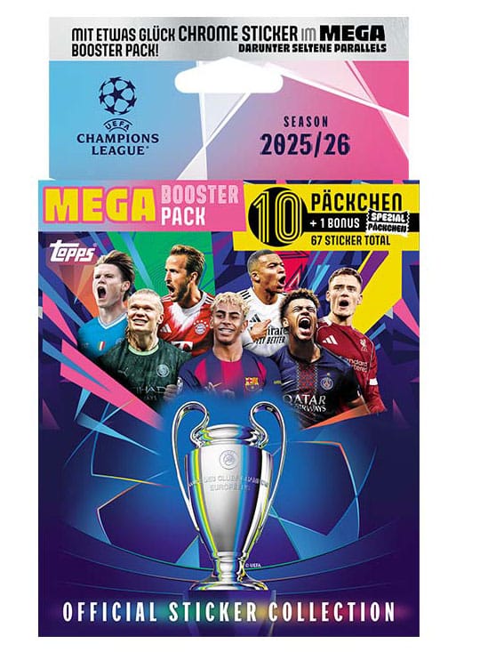 UEFA Champions League 2025/26 Matrica Kollekció Mega Eco Csomag