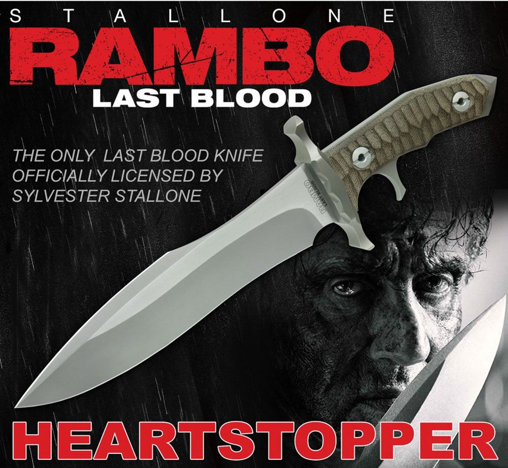 Rambo: Last Blood Replika 1/1 Heartstopper Knife 38 cm