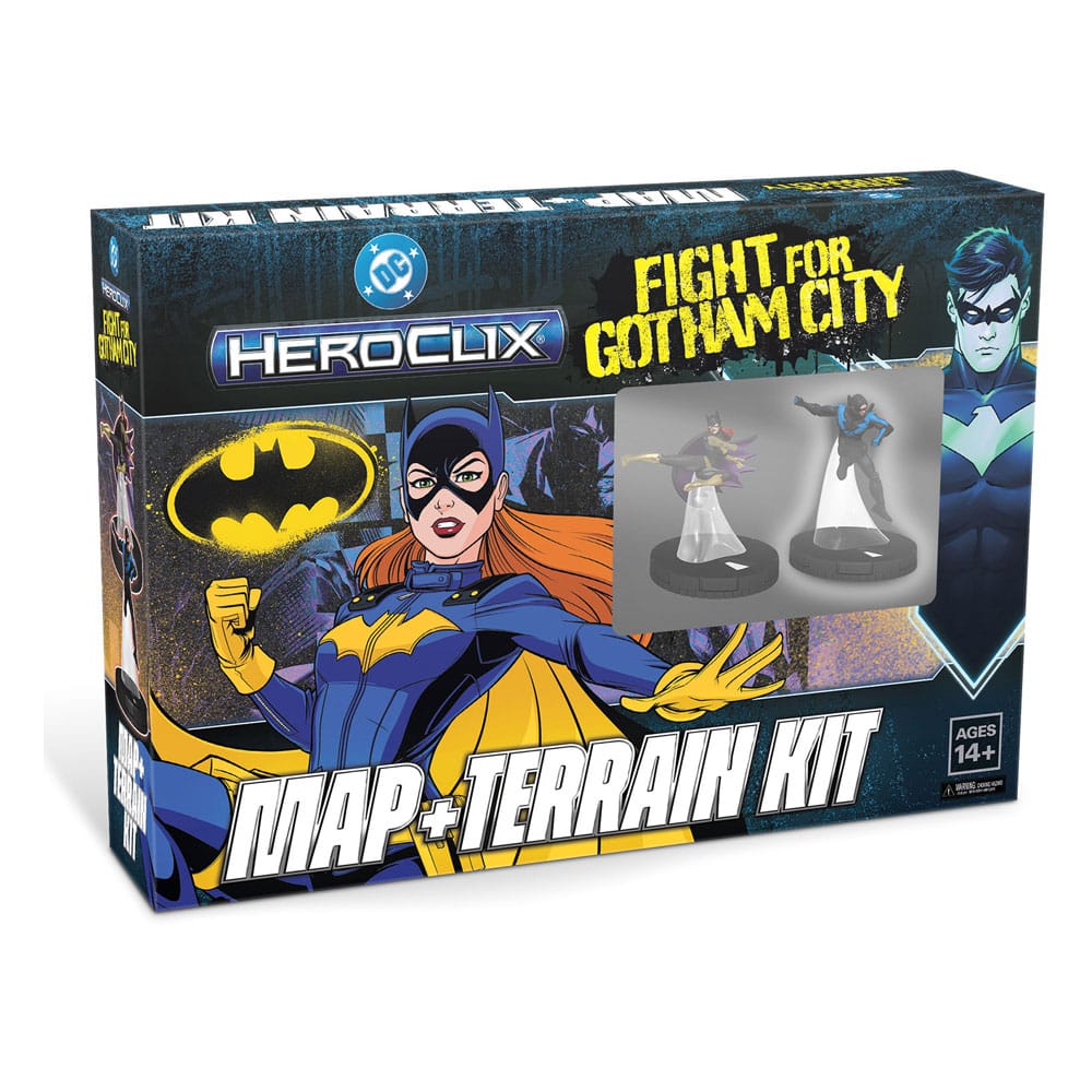 Dc Comics HeroClix: Fight for Gotham City Map and Terrain Készlet