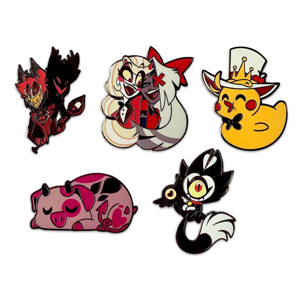 Hazbin Hotel Enamel Pins Csomag 5 cm (6)