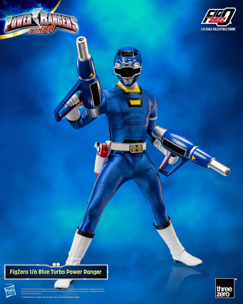 Power Rangers Turbo FigZero Akciófigura 1/6 Blue Turbo Power Ranger 30 cm