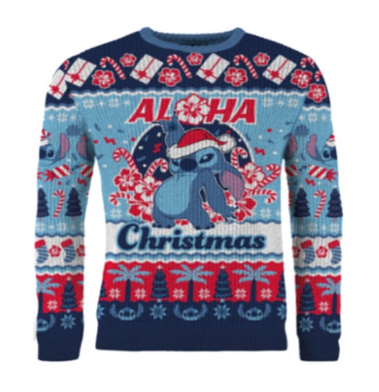 Lilo & Stitch Christmas Pulóver Stitch Aloha Christmas  Size M