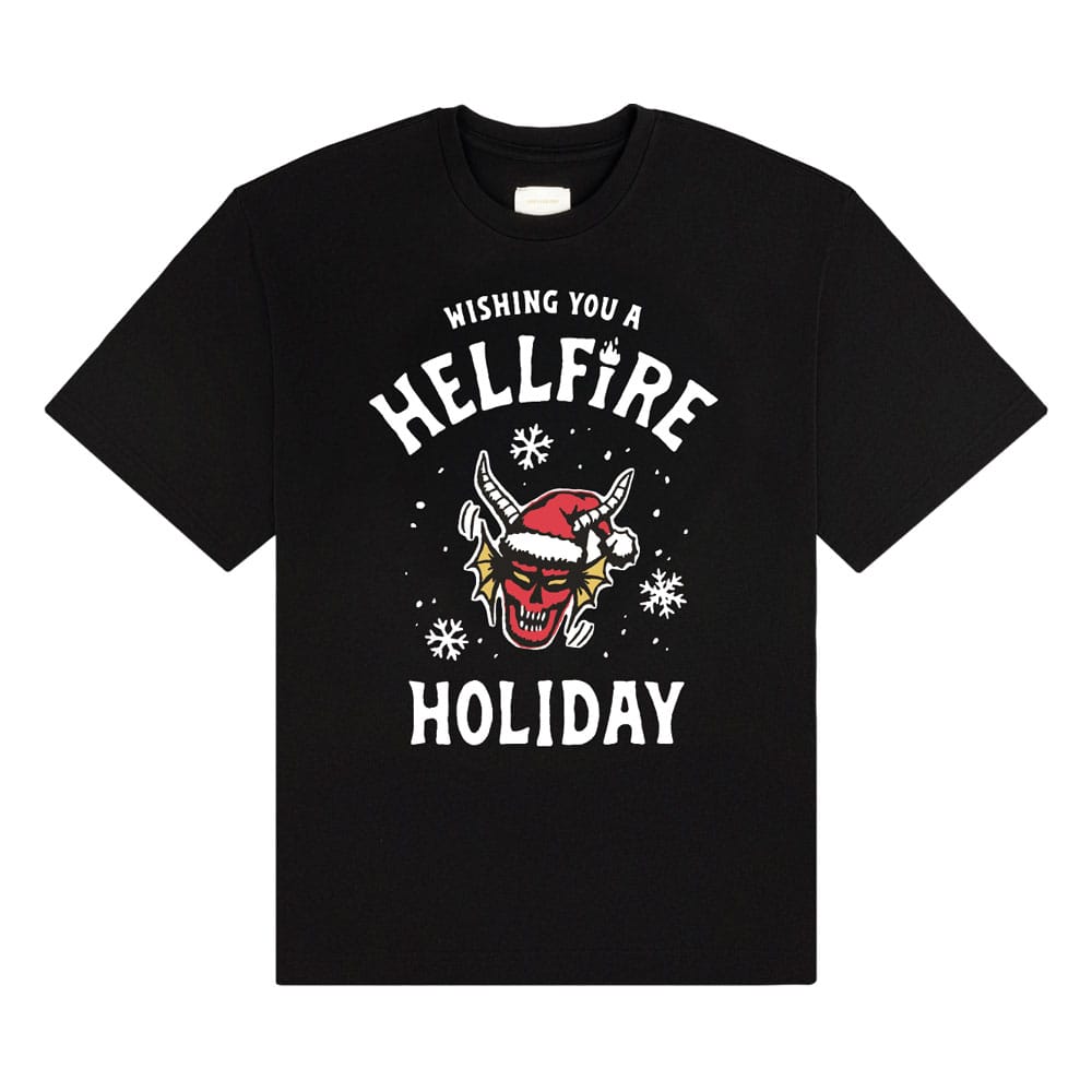 Stranger Things Póló Wishing You A Hellfire Holiday Size L