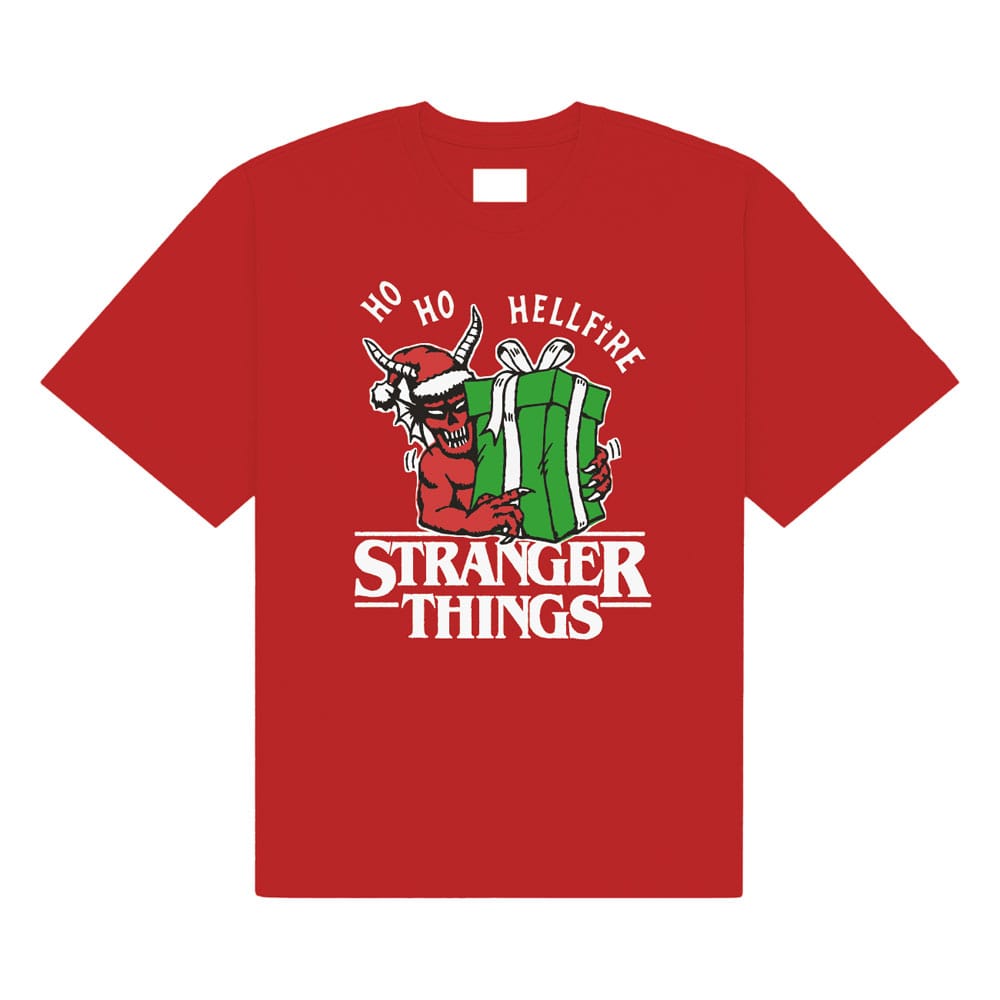 Stranger Things Póló Ho Ho Hellfire Size M
