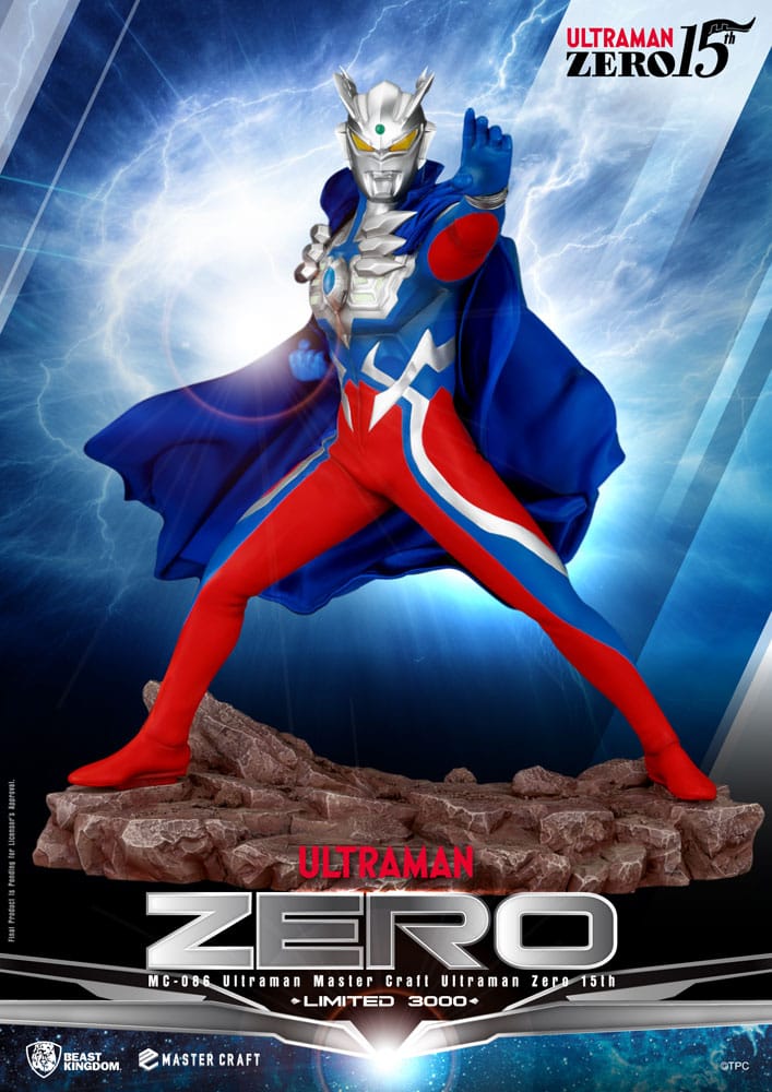 Ultraman Master Craft Szobor Ultraman Zero 15th 41 cm
