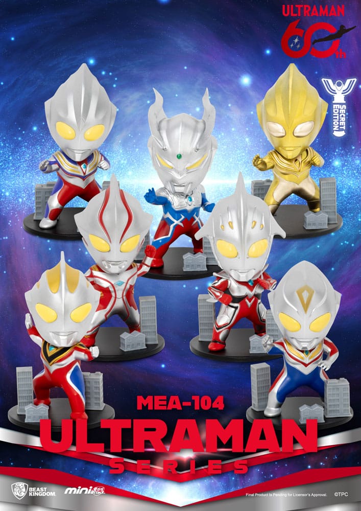 Ultraman Mini Egg Attack Blind Doboz Figurák Ultraman Series 2 9 cm Válogatás (6)