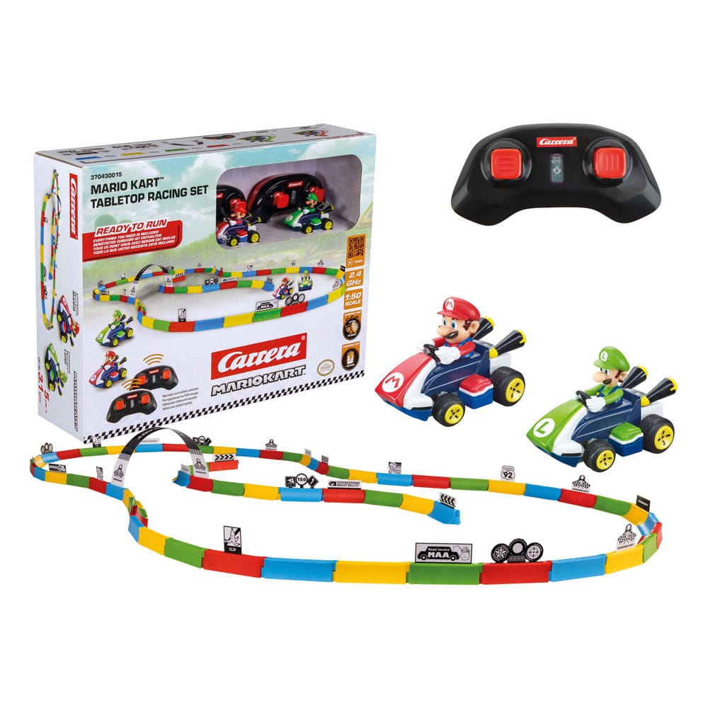 Super Mario Kart Távirányítós remote-controlled Car 1/43 2.4GHz Tabletop Racing Csomag Mario