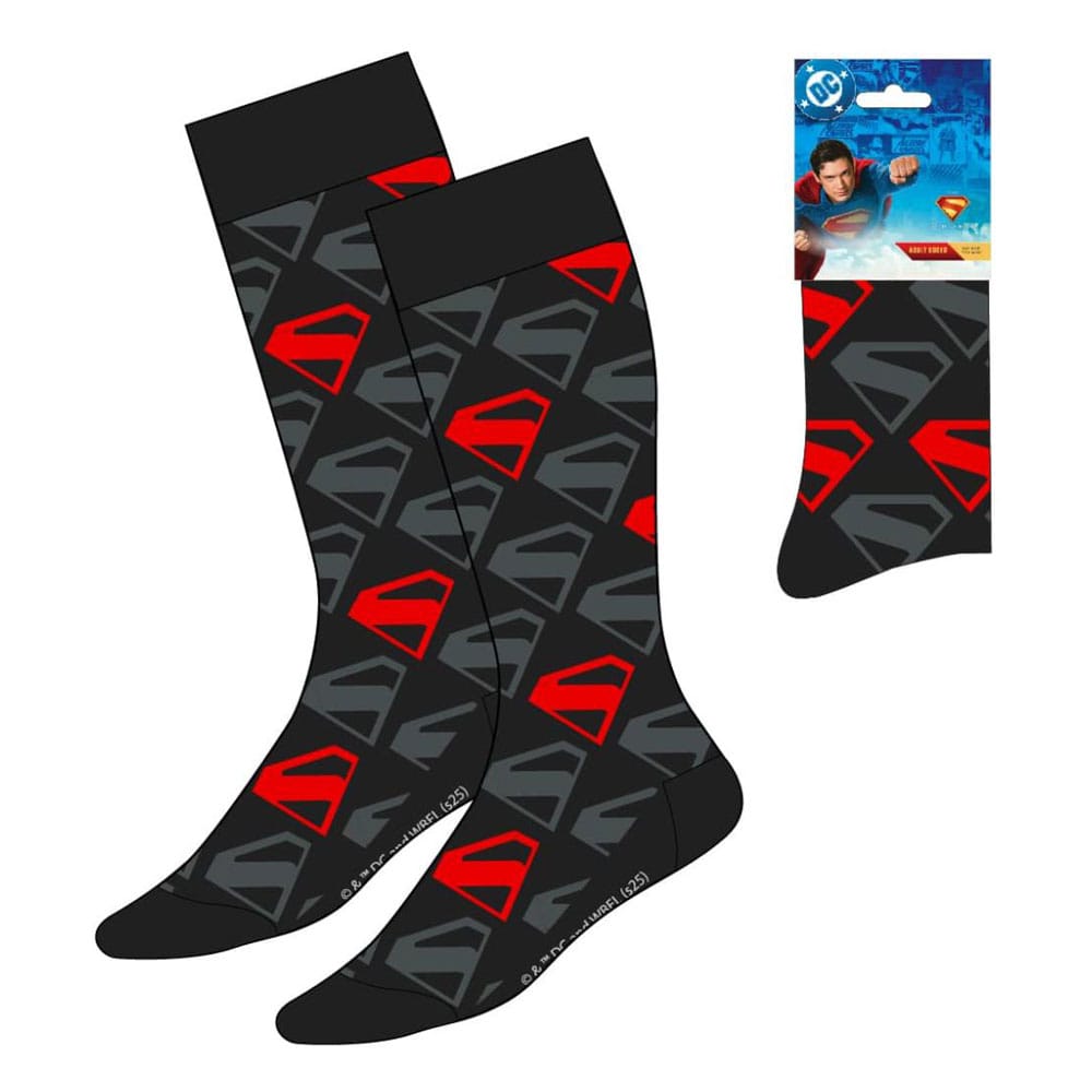 DC Comics Zoknik Superman Logó Black 38-45