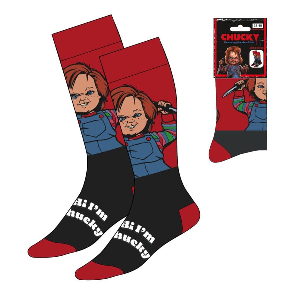 Chucky (Child´s Play) Zoknik Hi I´m Chucky 38-45