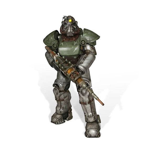 Fallout 4 Életnagyságú Szobor T-51b Power Armor 213 cm