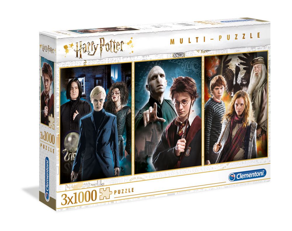 Harry Potter Multi Kirakós Puzzle Karakterek (3 x 1000 Darabos)