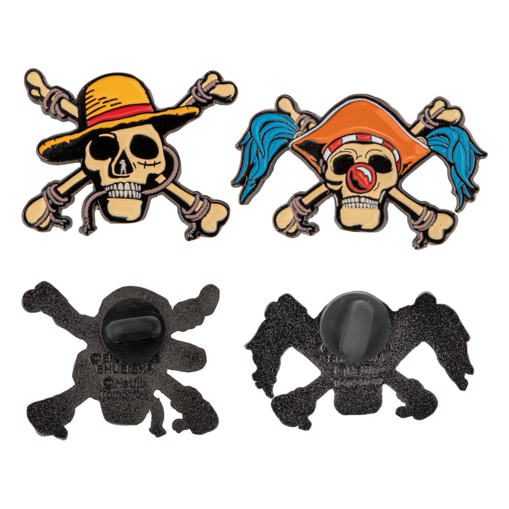One Piece Pins 2-Csomag Luffy & Buggy