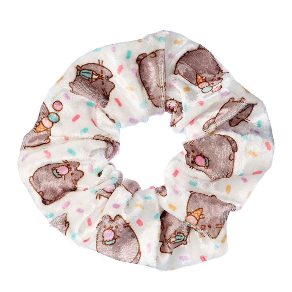Pusheen Haj Scrunchie White Ice Cream