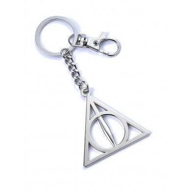 Harry Potter Kulcstartó Deathly Hallows (Ezüst Bevonatú)