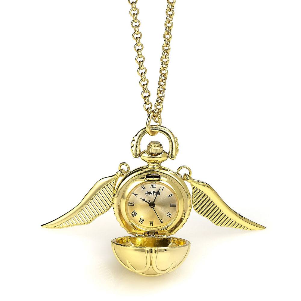Harry Potter Óra Nyaklánc Golden Snitch (Arany Bevonatú)