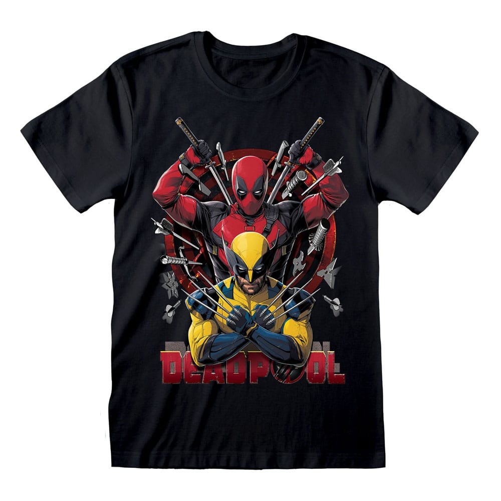 Deadpool Póló Deadpool & Wolverine Weapons Size L