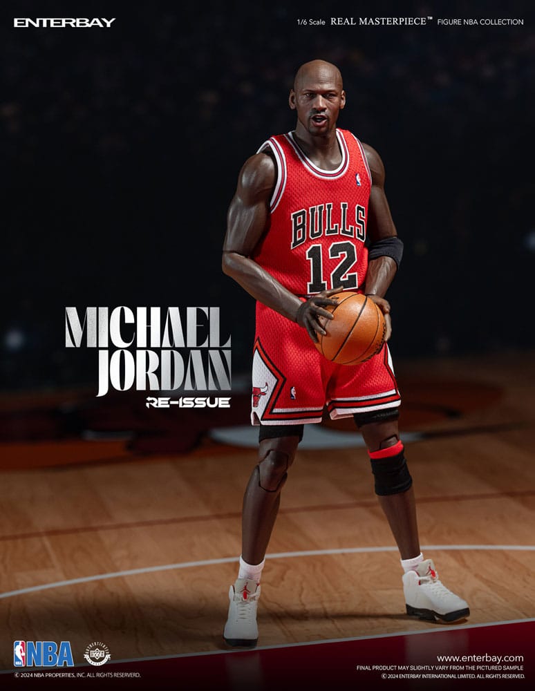 NBA Kollekció Real Masterpiece Actionfigur 1/6 Michael Jordan I’m Back Kiadás Limitált 30 cm