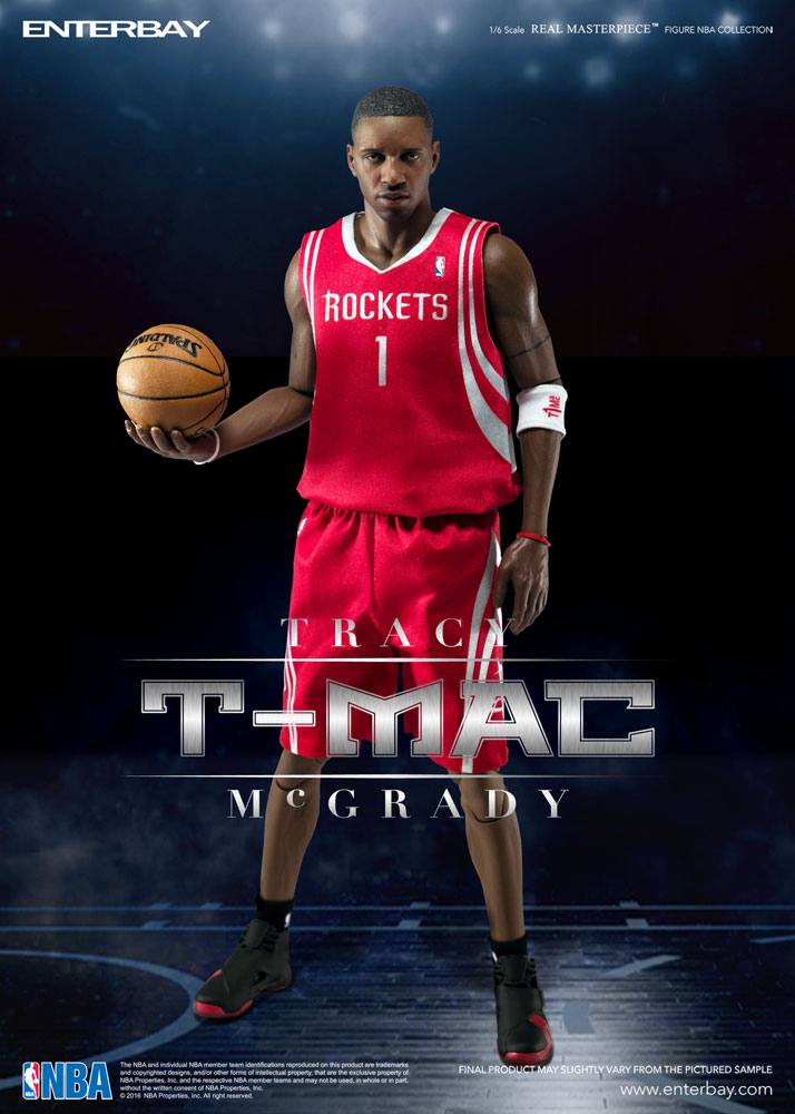 NBA Kollekció Real Masterpiece Actionfigur 1/6 Tracy McGrady Limitált Retro Kiadás 30 cm