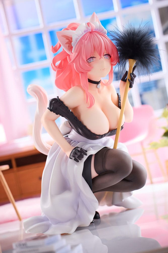 Original Character PVC Szobor 1/4 Cat´s Thought Maid Cat Mochan 24 cm