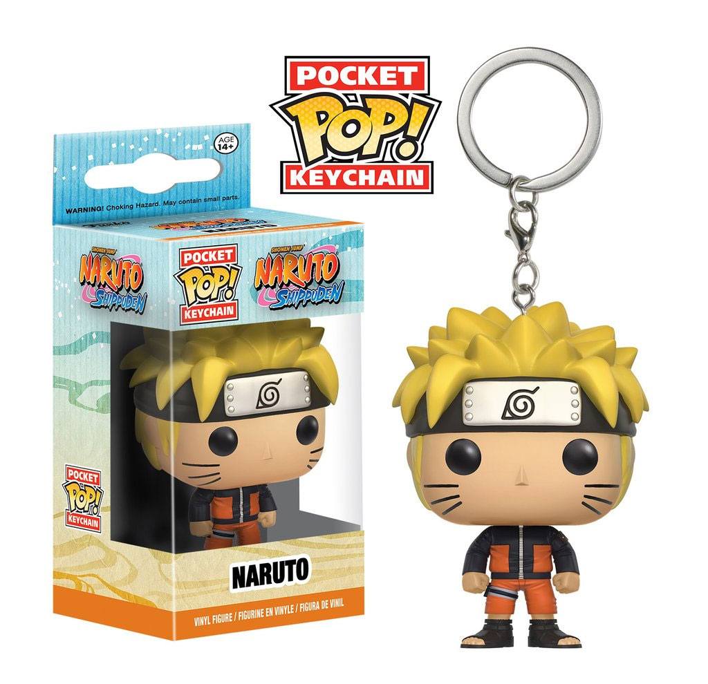 Naruto Shippuden Pocket POP! Vinyl Kulcstartó Naruto 4 cm
