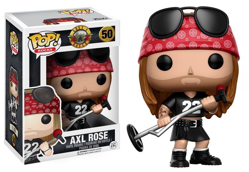 Guns N´ Roses POP! Rocks Vinyl Figura Axl Rose 9 cm