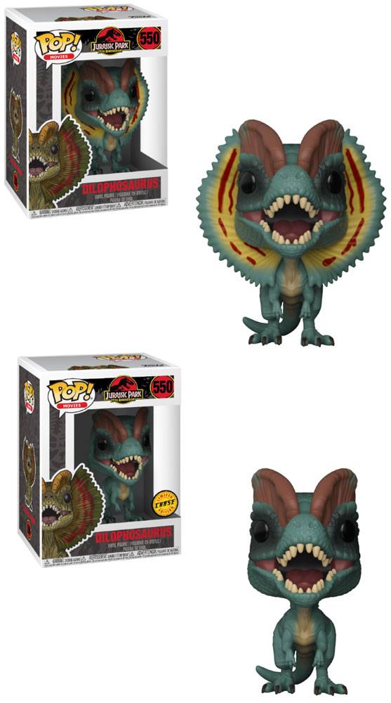 Jurassic Park POP! Movies Vinyl Figurák 9 cm Dilophosaurus Válogatás (6)